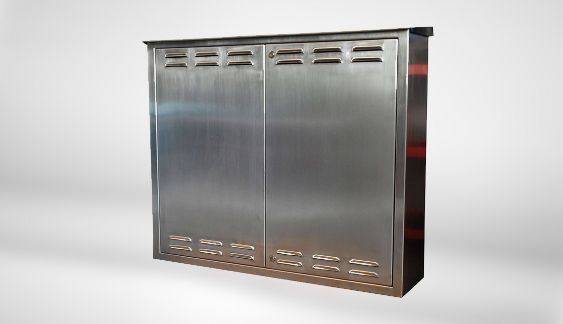 Stainless steel covers for gas and industrial usage